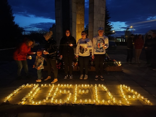 В Ливнах и Мценске зажгли «Свечи Победы»
